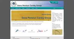 Desktop Screenshot of danapensiun-cardiggroup.com